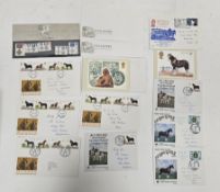 Box of 20th century worldwide stamps, used and a small collection of first day covers including