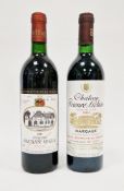 Bottle of Rausan-Segla 1985 Margaux Grand Cru Classe and one of Chateau Prieure-Lichine 1984 (2)