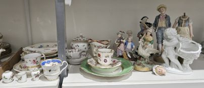 Large collection of English and continental pottery and porcelain, circa 1790 and later, various