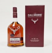 The Dalmore 12yo highland malt scotch whisky, matured in America in white oak and Ex Bourbon