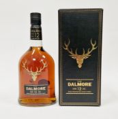 The Dalmore 12yo single highland malt scotch whisky, distilled in Scotland, 700ml, 40% vol, in