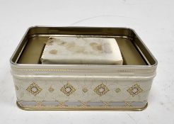 Presentation wedding cake slice to celebrate the wedding of Prince William and Catherine Middleton