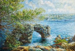 Jose Manresa (Spanish, 20th century) Oil on canvas 