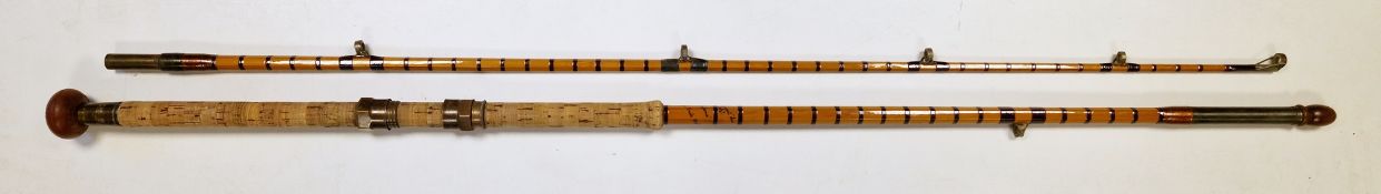 Hardy Bros Ltd Palakona ' The Coquet Sea ' 6oz 2 piece split cane rod, 7ft, no. H11713 in a Hardy