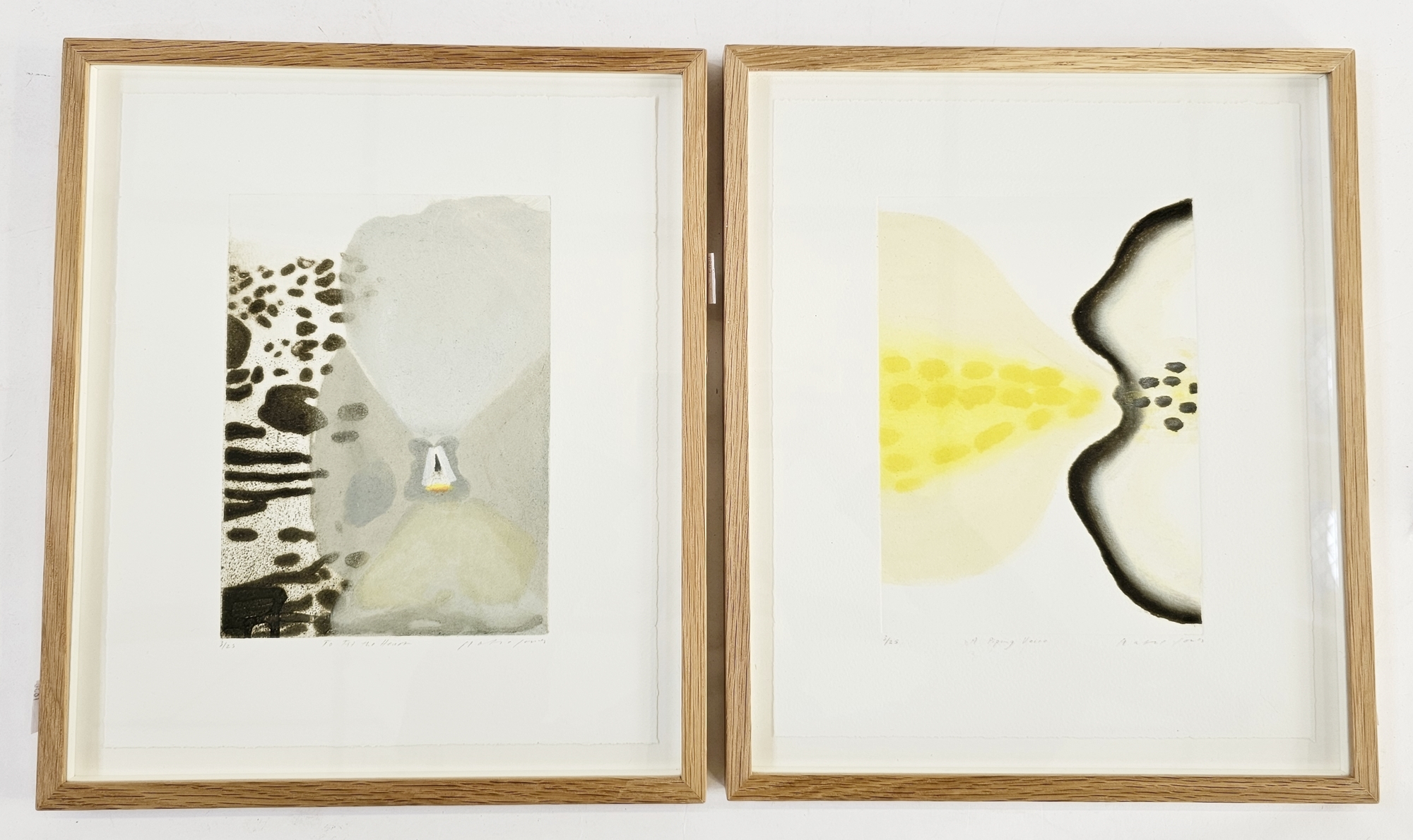 Katherine Jones Collograph and blockprint on paper “A Piping Voice”, from the Rabley Gallery, - Image 5 of 6
