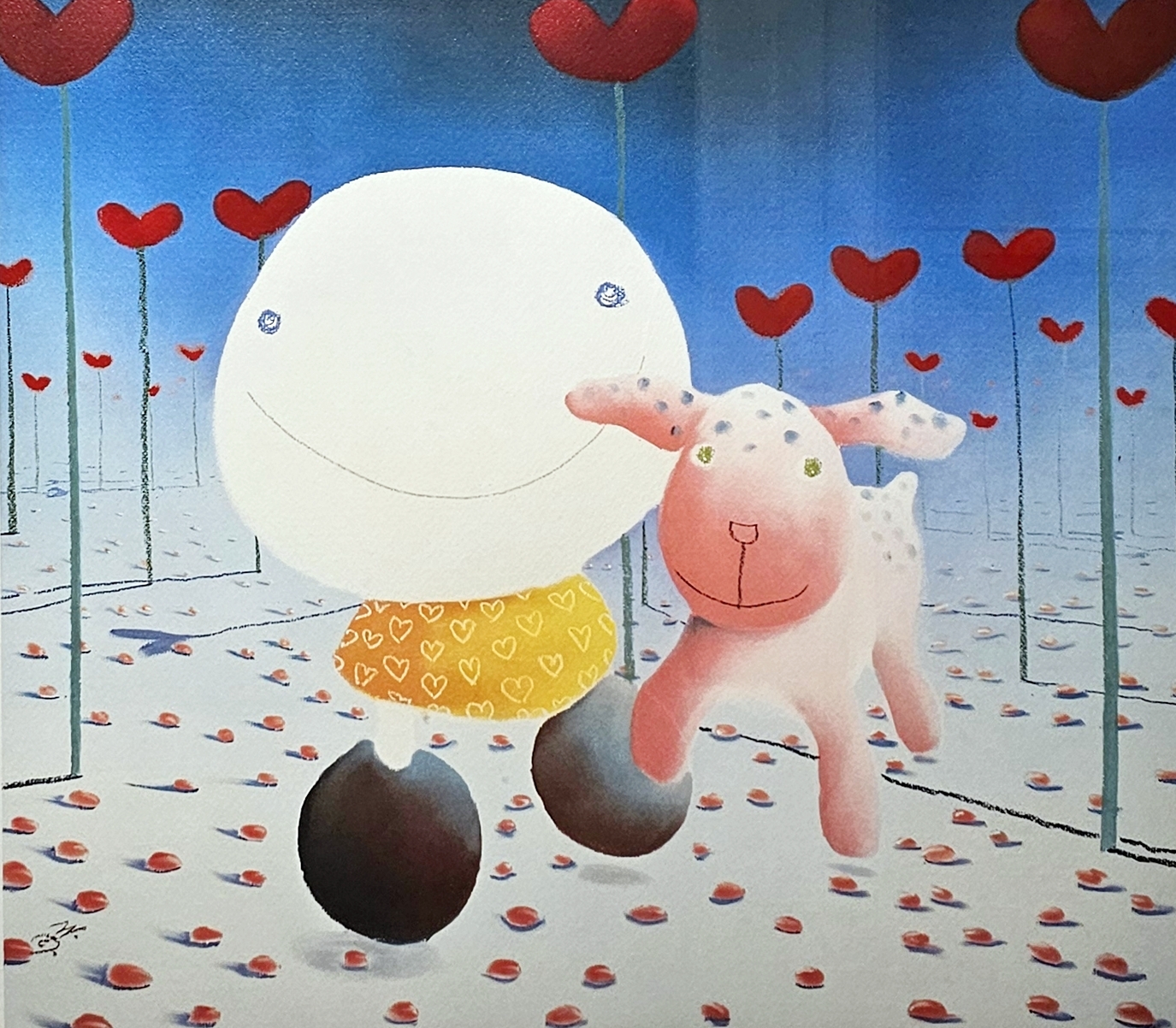 After Mackenzie Thorpe (b.1956) Colour print "Freedom to Dream", artist's proof, signed, titled