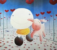 After Mackenzie Thorpe (b.1956) Colour print 