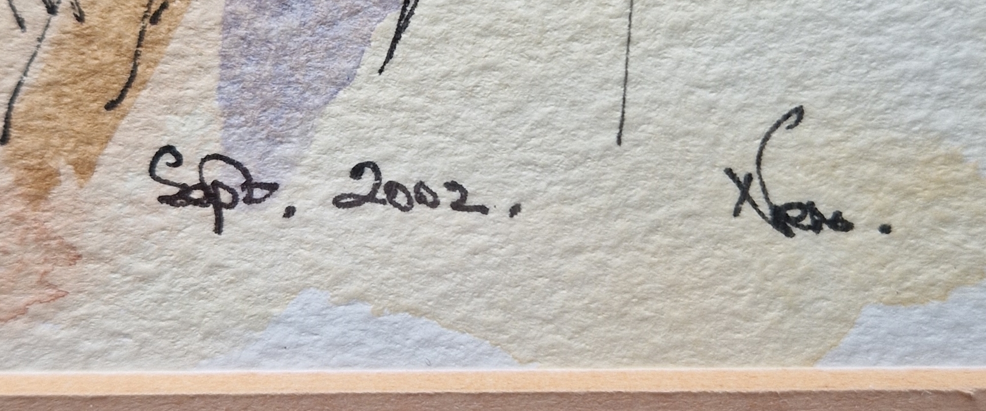 Daryl Christopher Nero (b.1946) Watercolour and black ink on paper View from Chizarira Safari Lodge, - Image 4 of 4