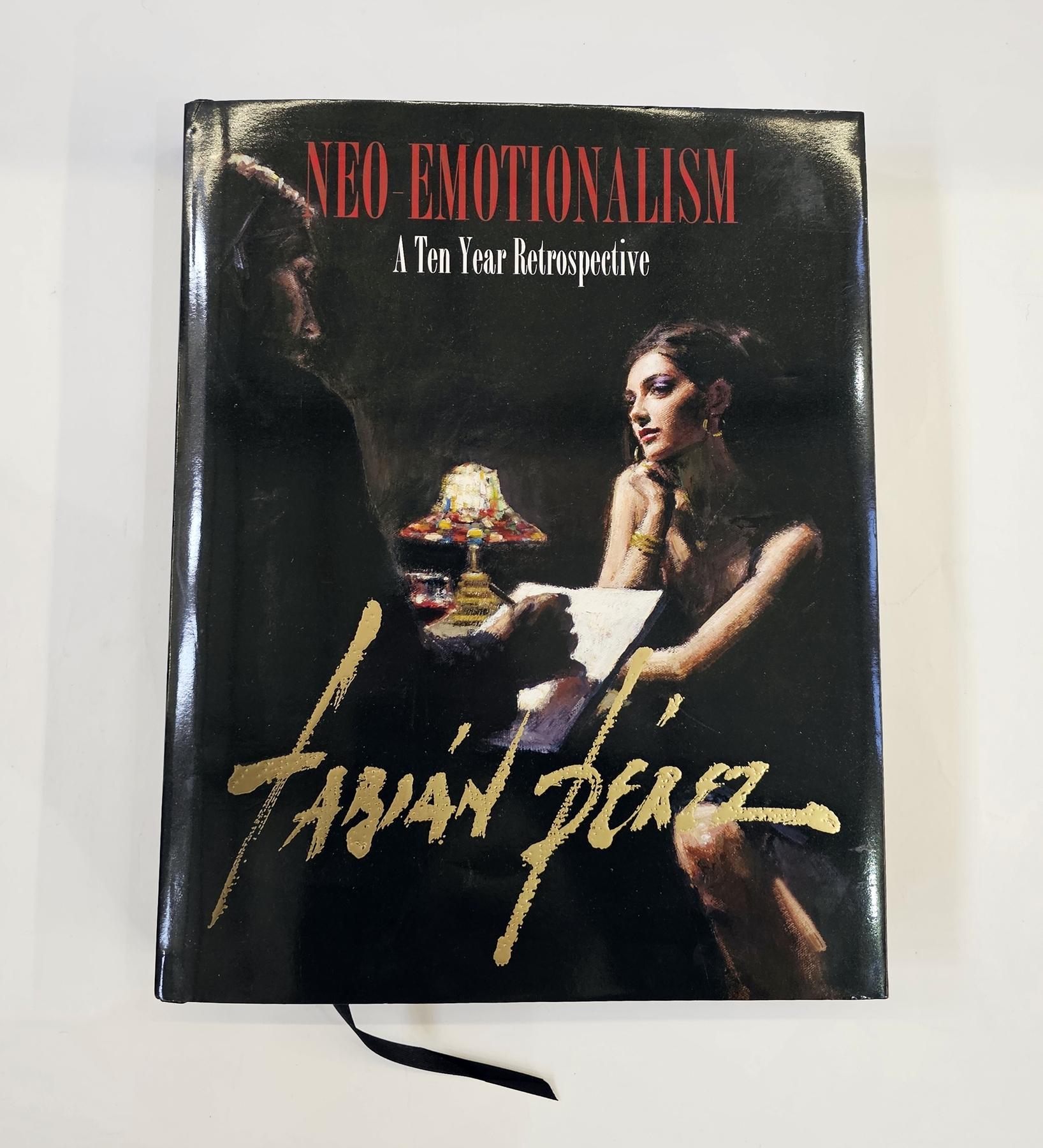 Fabian Perez (Argentinian b. 1967)  Hardback book with dust cover 'Neo-emotionalism, a ten year - Image 4 of 6