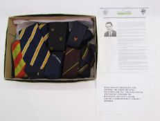 Collection of cricketing and touring ties from the 1970's, including the MCC tie, England tie and