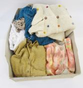 Assorted vintage beaded and sequinned knitwear, jackets and cardigans to include HJ Design, Petra of