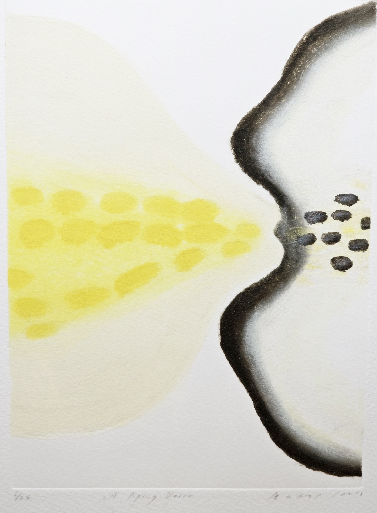 Katherine Jones Collograph and blockprint on paper “A Piping Voice”, from the Rabley Gallery, - Image 2 of 6
