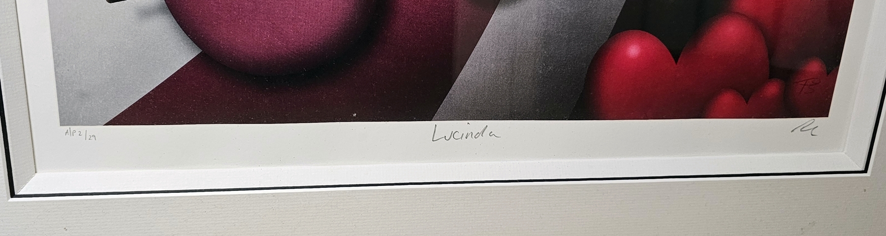 After Peter Smith (British, b.1967) Giclee print on paper "Lucinda", artist's proof, signed, - Image 3 of 4