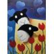 Mackenzie Thorpe (b. 1956) Signed limited edition print  'Sheep in lane' no. 16/850, titled and - Image 1 of 4