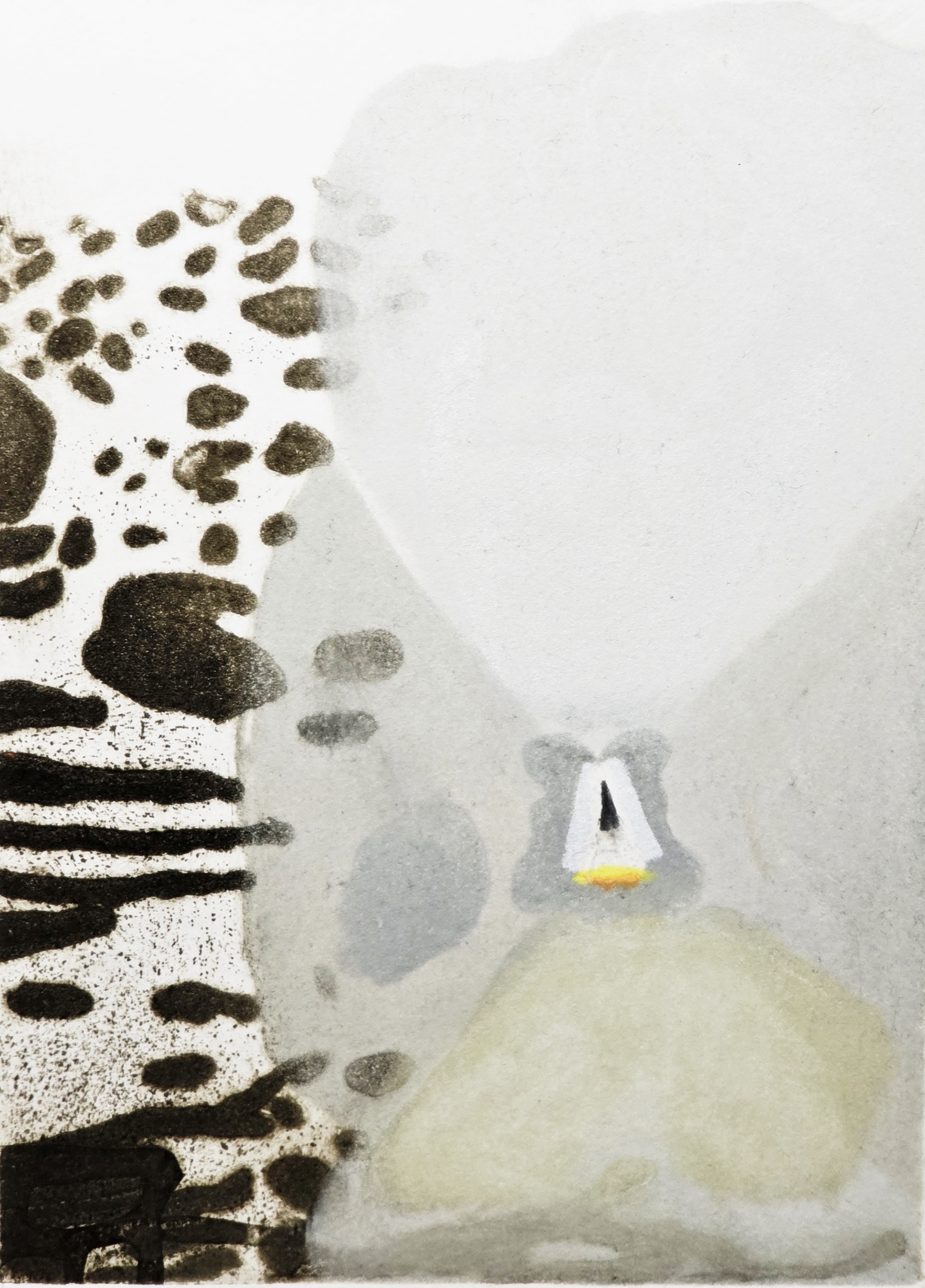 Katherine Jones Collograph and blockprint on paper “A Piping Voice”, from the Rabley Gallery, - Image 3 of 6