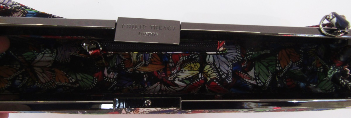 Celine 'Macadam' shoulder bag in tan and beige with leather handle printed canvas body, the bag 20. - Image 3 of 6