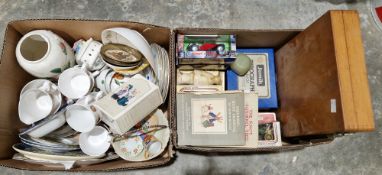 Collection of assorted ceramics including Royal Vale part tea service, Staffordshire Abbey pattern