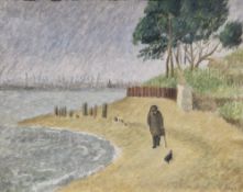 Jane Arthur (20th century) Oil on card 