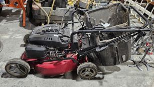 Mountfield S461 P D ES rotary lawnmower with RM55 160cc petrol engine and grass box