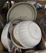 Collection of opaque glass farm animal decorated Dartington design drinking glasses, a brown