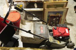 Honda 464 Pan European rotary lawnmower with grass box