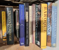 Large quantity of books on art, covering various centuries to include 