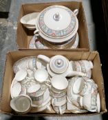 Extensive Royal Grafton Sumatra tea and dinner service to include teapot, bowls, lidded tureen,