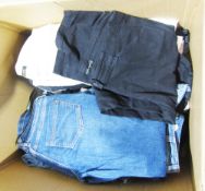 Large quantity of jeans to include Ballenciaga, Roberto Cavali, Kenzo Jeans, vintage Zara, vintage