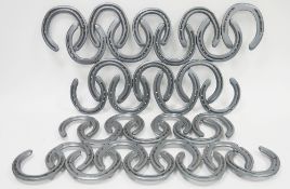 Five door mats/grates constructed from horseshoes (5)