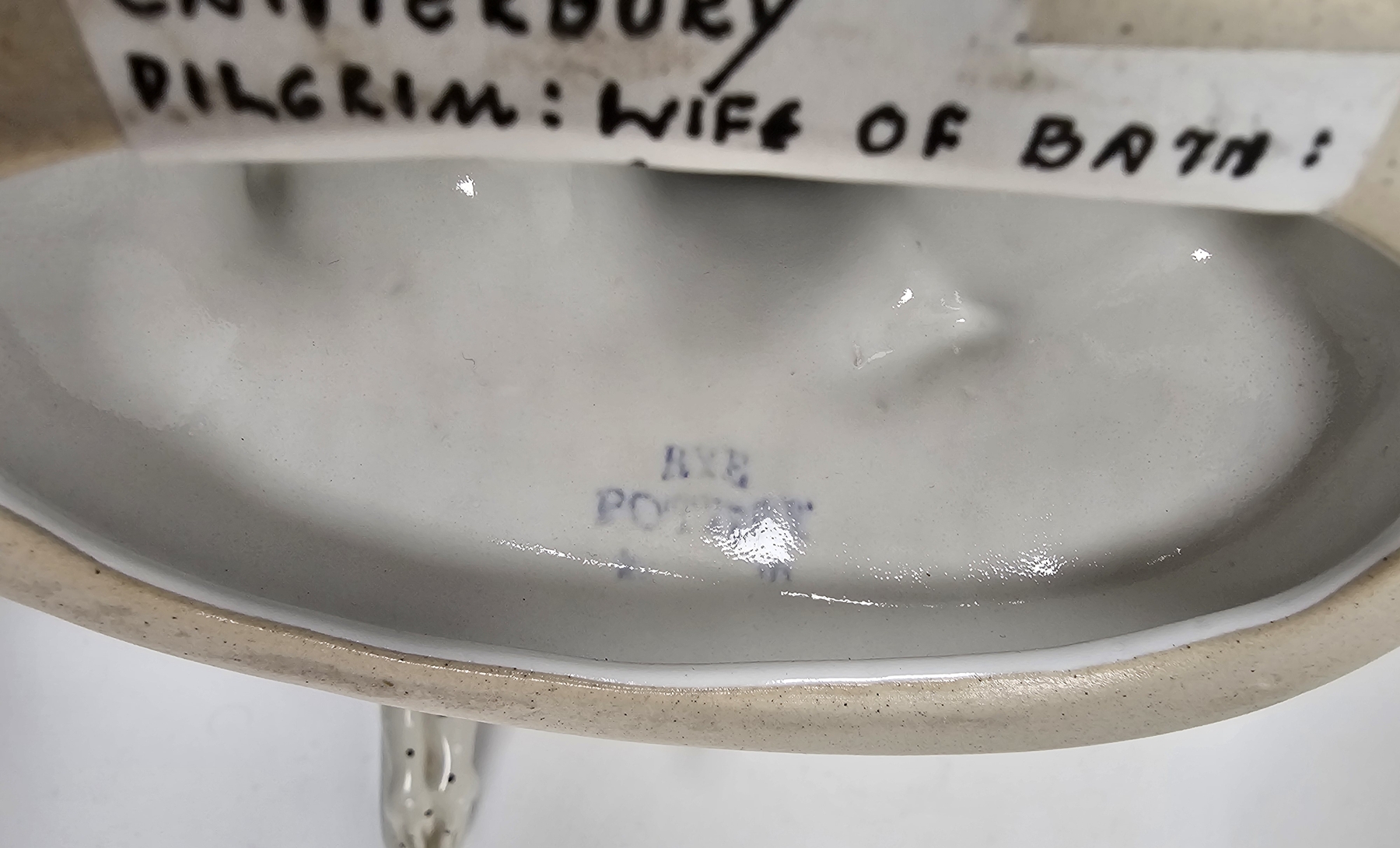 Rye Pottery group of the Monk's Hounds, The Wife of Bath and the Friar from the Canterbury Tales - Image 4 of 4