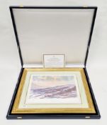 H.R.H. The Prince of Wales (b.1948) Glengairn, Aberdeenshire coloured lithograph reproduced from the