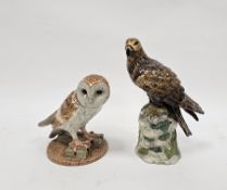Two Royal Doulton bone china models of birds comprising the Barn Owl from the Bird of Prey