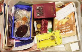 Large collection of modern dolls' house furniture and accessories including tables, chairs, sofas,
