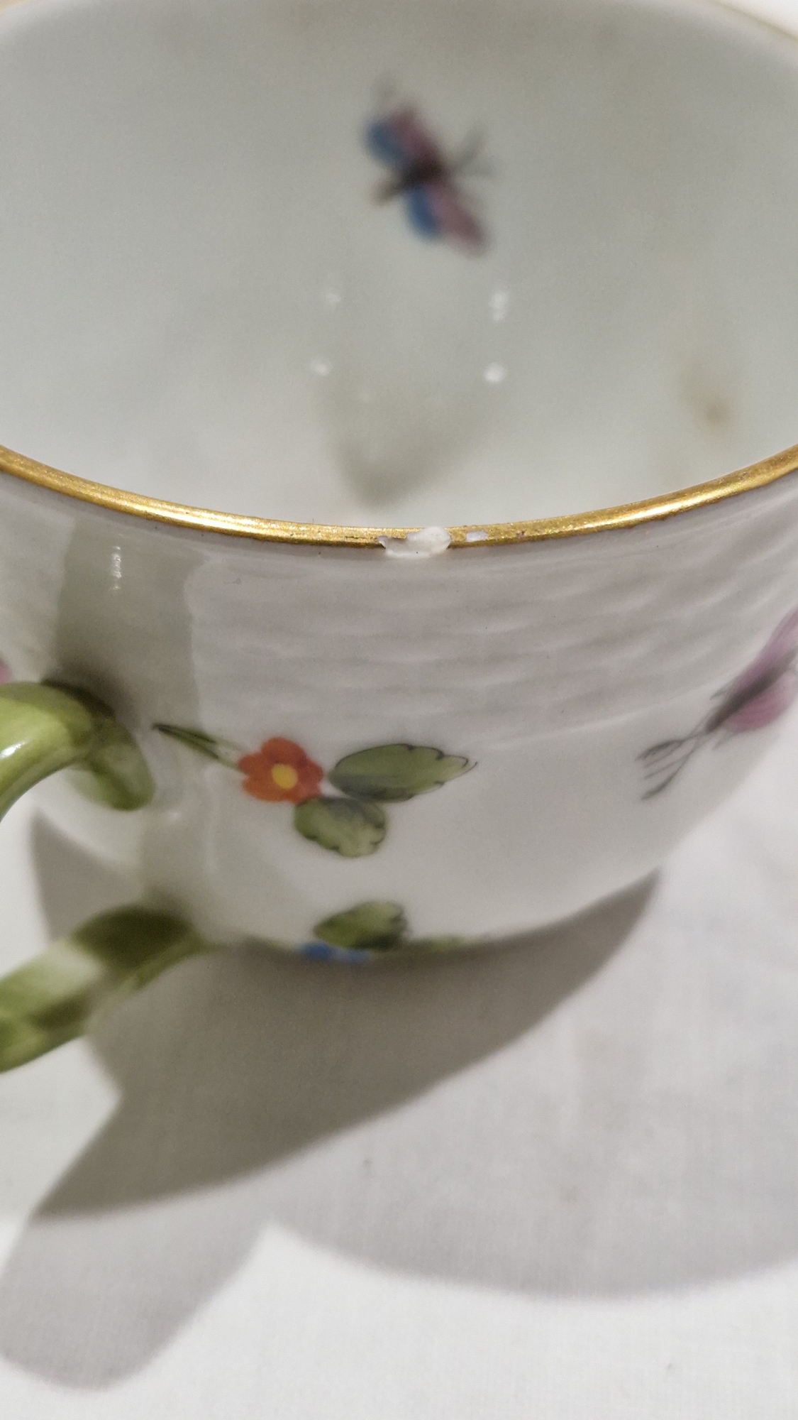 Herend porcelain Rothschild Birds pattern part coffee-service, printed blue and impressed marks, - Image 2 of 4