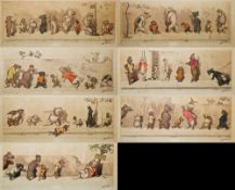 Arthur Boris Klein (Boris O'Klein) (1893-1985) Etching and aquatint Seven etchings from the 'Dirty