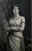 Herbert Bourne (1825-1907) after Edwin Longsden Long RA (1829-1891) Engraving 'Merab', one of the