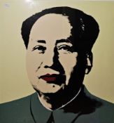 After Andy Warhol Screenprint Chairman Mao, possibly published by Sunday B. Morning, framed and