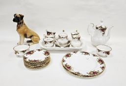 Royal Albert bone china Old Country Roses pattern part  dinner and breakfast service, printed