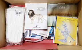 Collection of Swarovski related ephemera including booklets, envelopes, certificates of