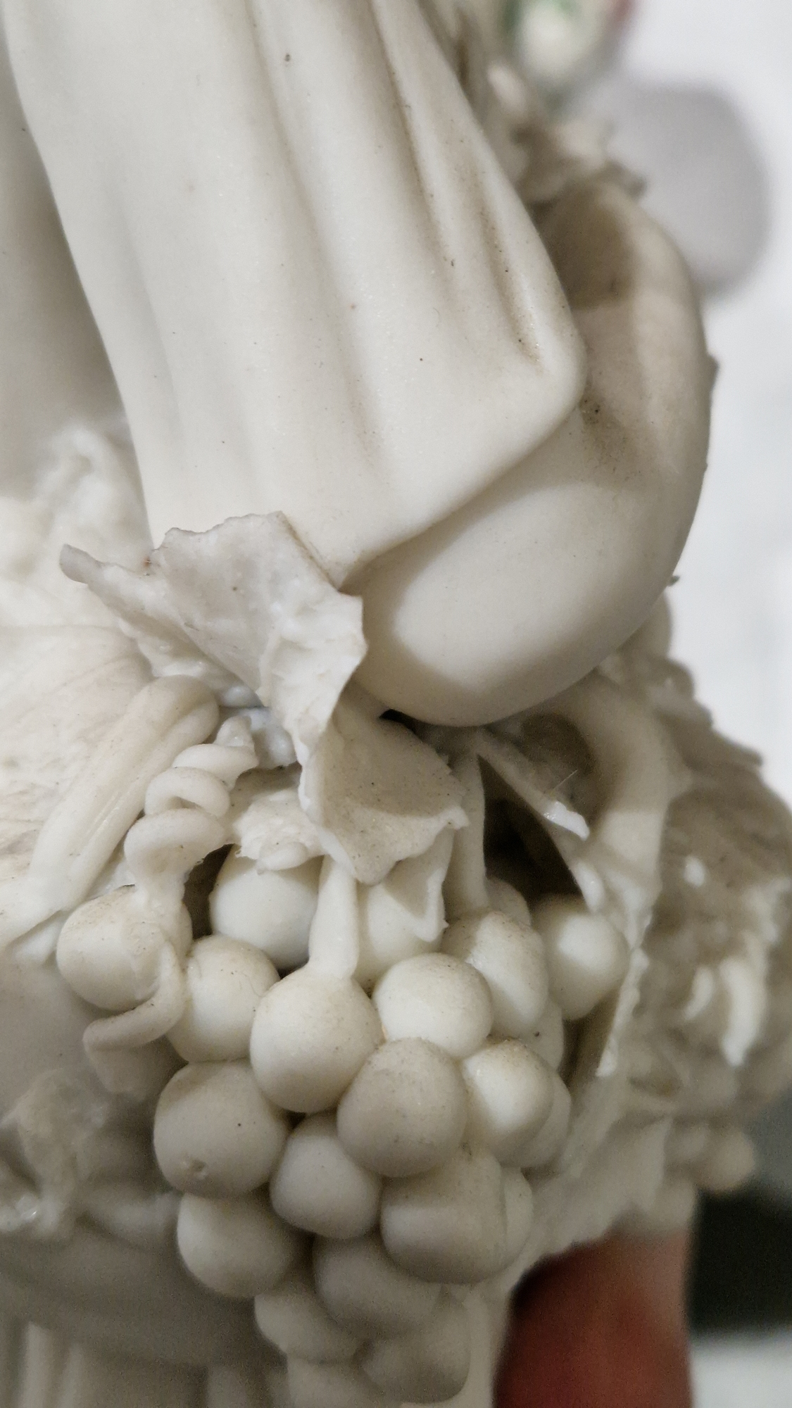 Hill Pottery Company (Burslem) parian figure of Palmerston, standing beside an inscribed column, - Image 12 of 17