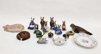Collection of Royal Doulton Bunnykins figures, comprising: Mrs Bunnykins 'Clean Sweep', Dollie