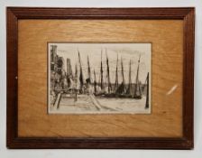 James Abbott McNeill Whistler PRBA (American 1834-1903) Drypoint etching 'Billingsgate', signed