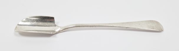 George V silver stilton cheese scoop, London 1933, Goldsmiths & Silversmiths, old English