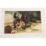 Jake Chapman Limited edition print 'Lo Mismo En Otras Partes' Painting By Numbers  18/50 signed in