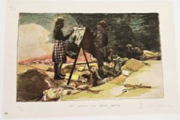 Jake Chapman Limited edition print 'Lo Mismo En Otras Partes' Painting By Numbers  18/50 signed in