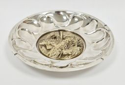 Silver commemorative dish, London 1974, Aurum, made by the order of the Royal International Lifeboat