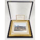 H.R.H. The Prince of Wales (b.1948) Greek landscape, summer coloured lithograph reproduced from