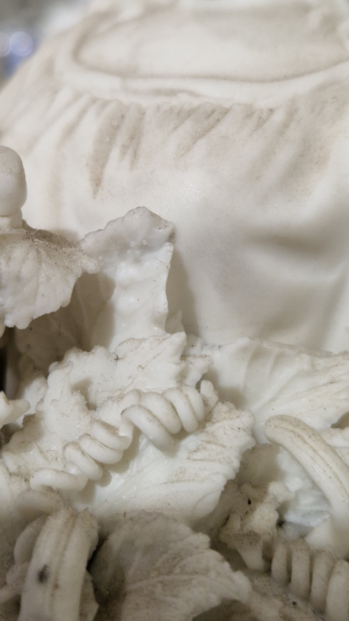 Hill Pottery Company (Burslem) parian figure of Palmerston, standing beside an inscribed column, - Image 11 of 17