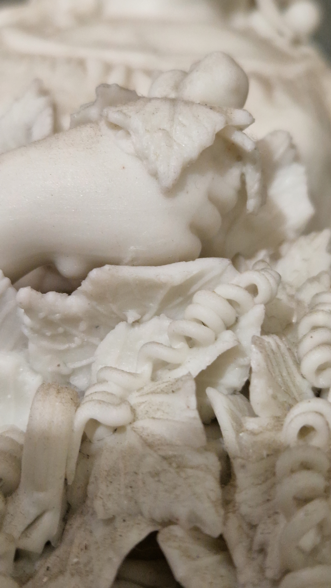 Hill Pottery Company (Burslem) parian figure of Palmerston, standing beside an inscribed column, - Image 10 of 17