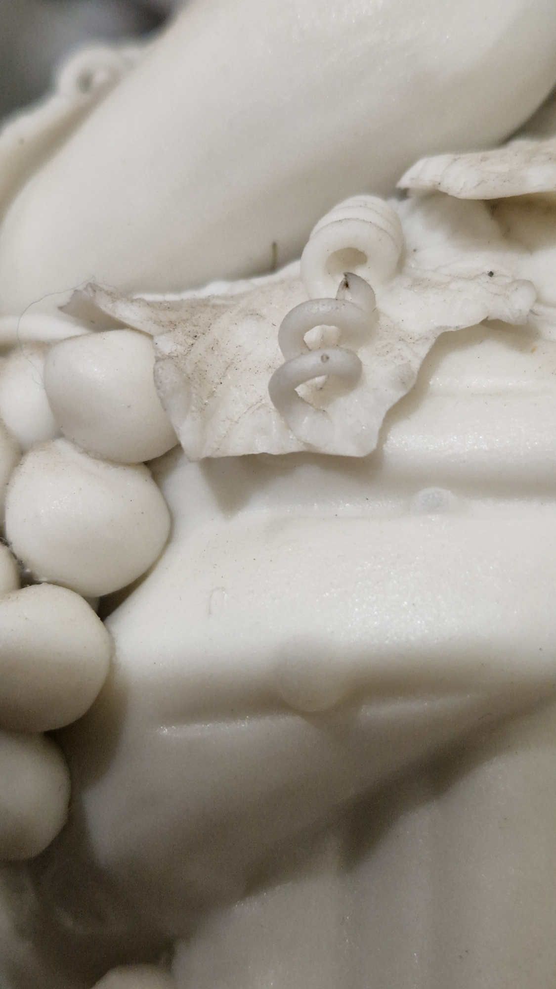 Hill Pottery Company (Burslem) parian figure of Palmerston, standing beside an inscribed column, - Image 9 of 17